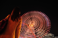 見上げると