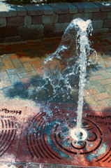 噴き出す水柱