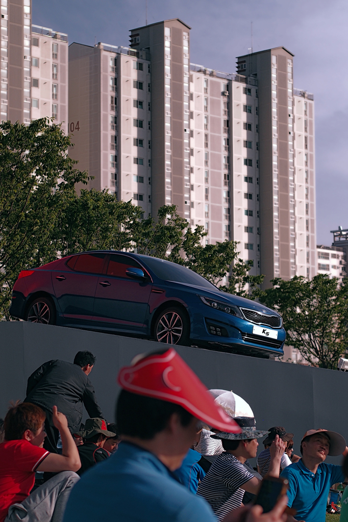 スタジアム外野席