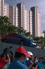 スタジアム外野席