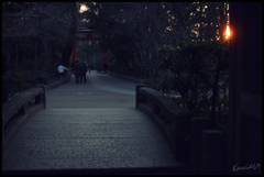 夕暮れ散歩