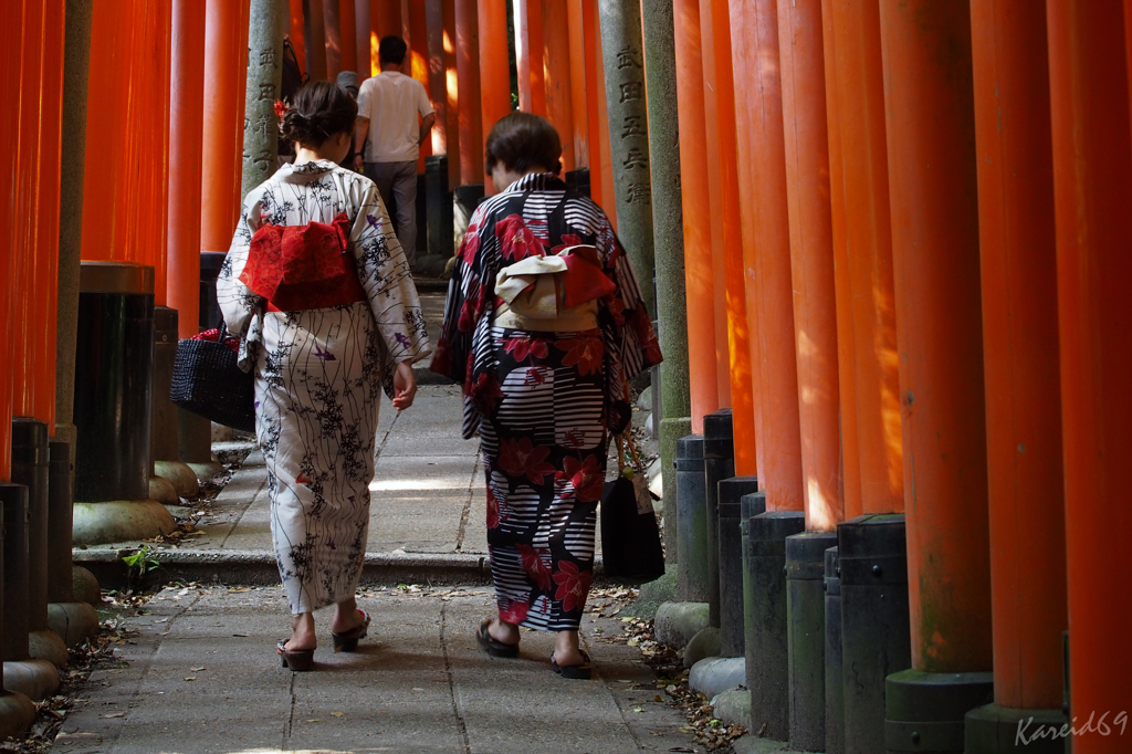 伏見稲荷にて