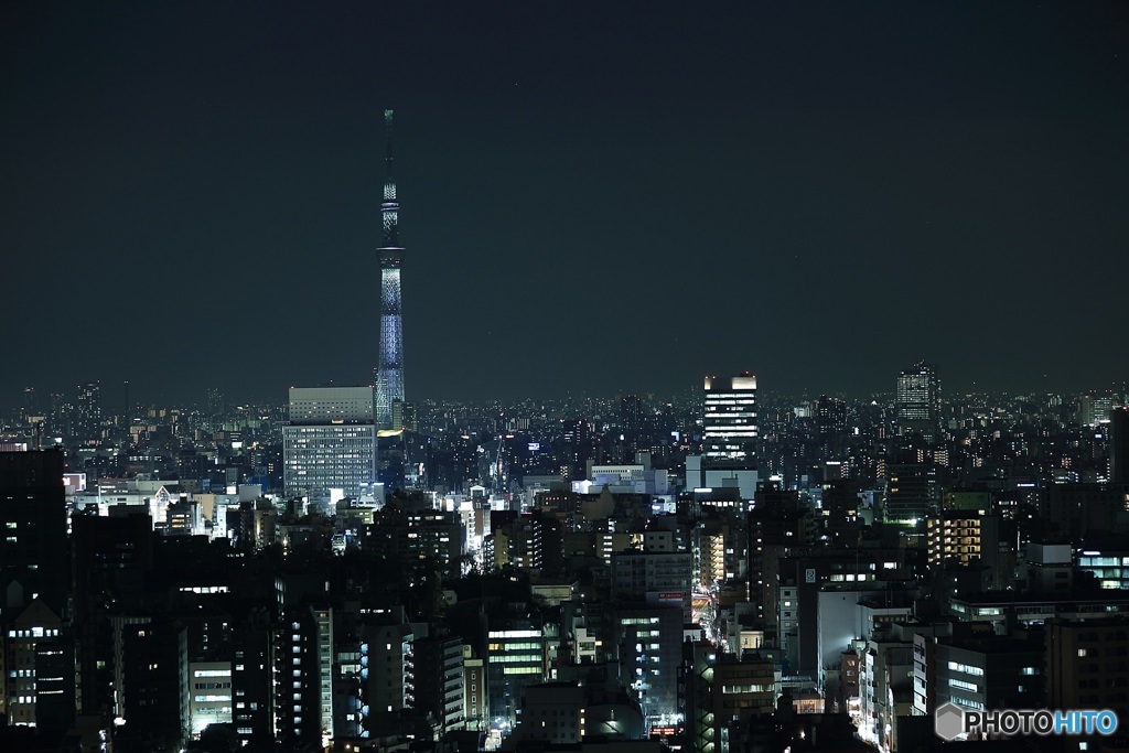 東京の夜景。