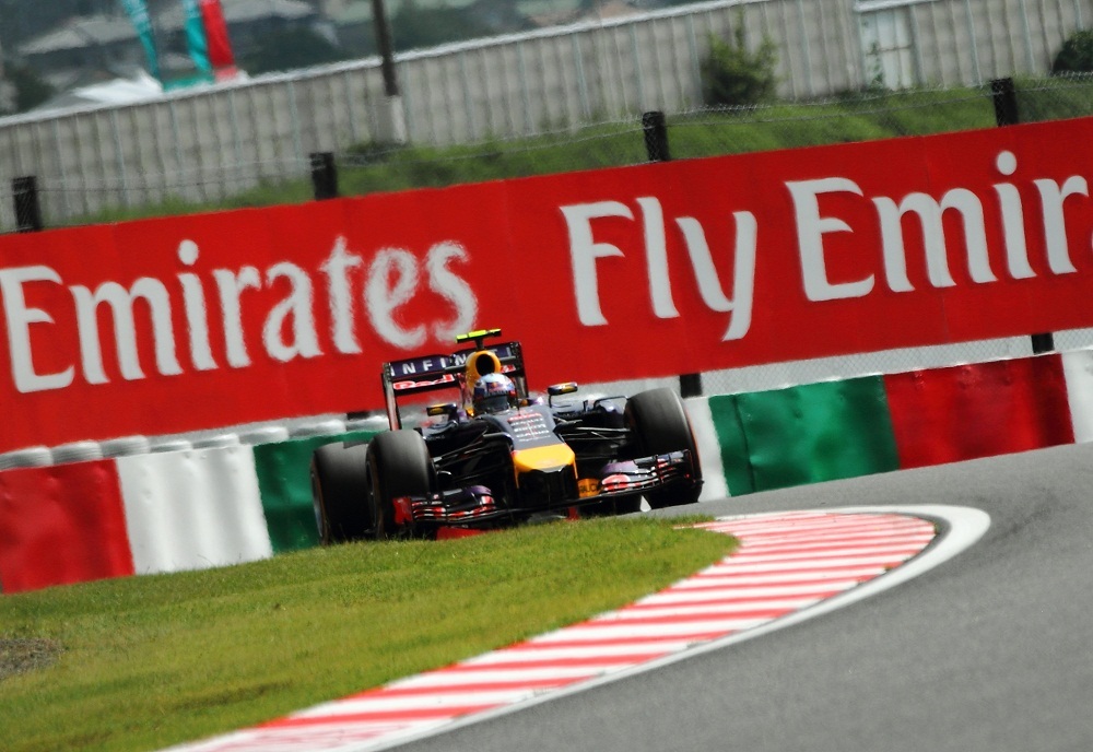鈴鹿逆バンクにて 2014 F1 日本グランプリ