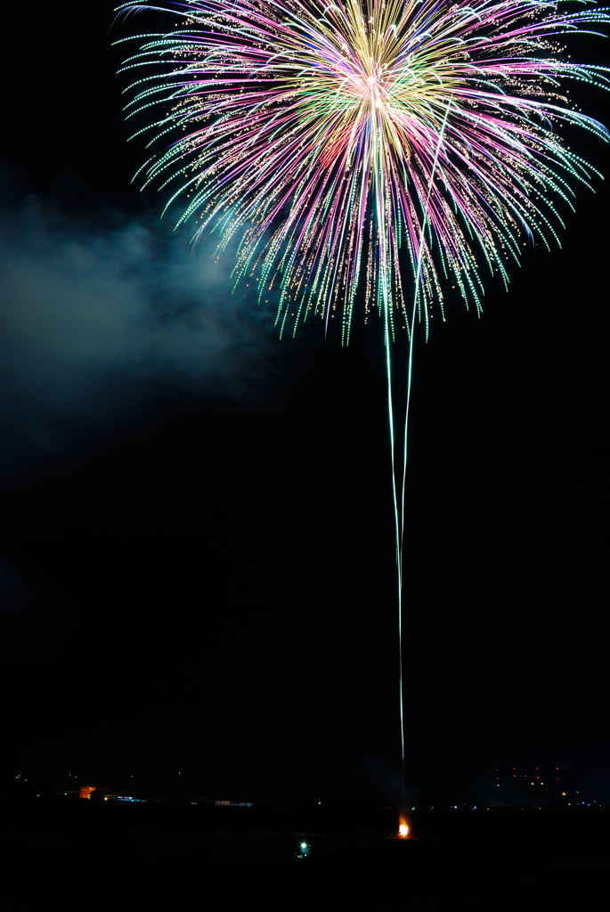 雄物川 × 花火