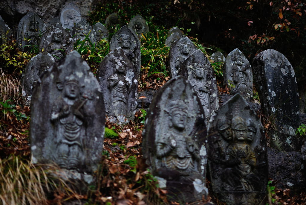 宝珠山立石寺 × 石像