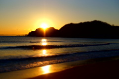 150201__おもちゃの夕日とサーフ