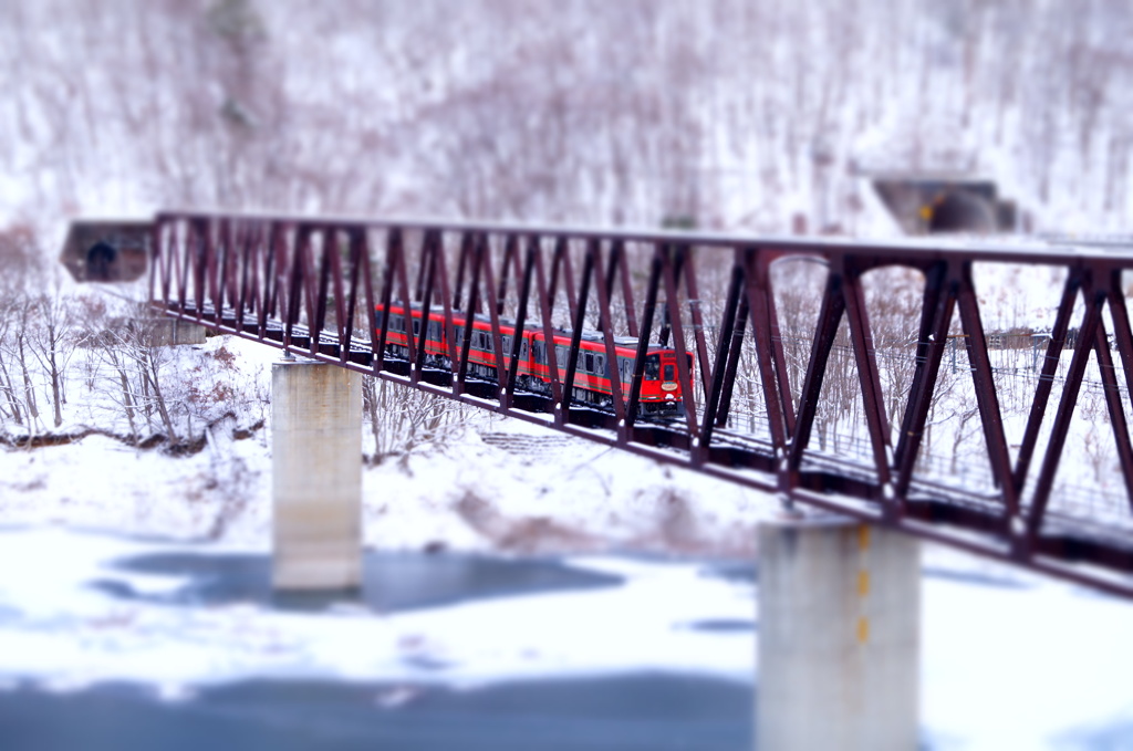 おもちゃの野岩鉄道3_冬