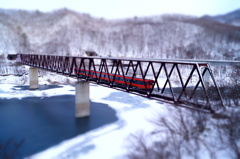 おもちゃの野岩鉄道2_冬
