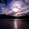 中禅寺湖と雲