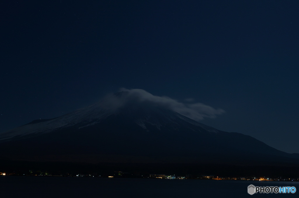 Mt.FUJI IN THE DARK