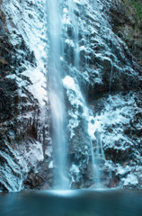 払沢の滝（冬）