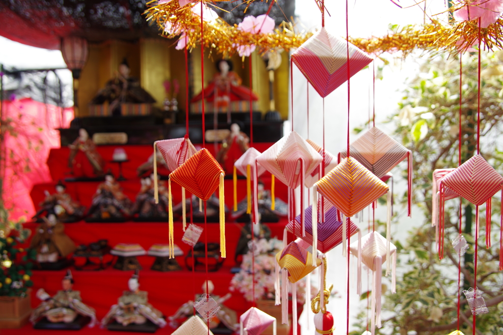 さげもの祭り＆ひな祭りのコラボ
