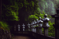 road approaching a shrine