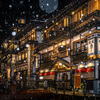 Snowy Ginzan Onsen