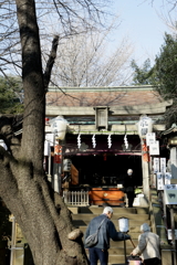 諏方神社にて