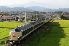 安達太良山を背にして