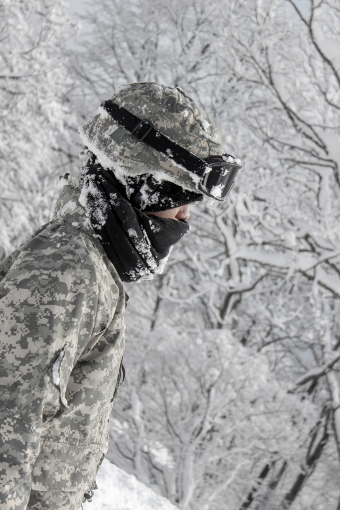 雪山の兵士