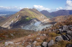 くじゅう秋の硫黄山