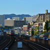道路と並行御堂筋線