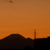琥珀色の富士山