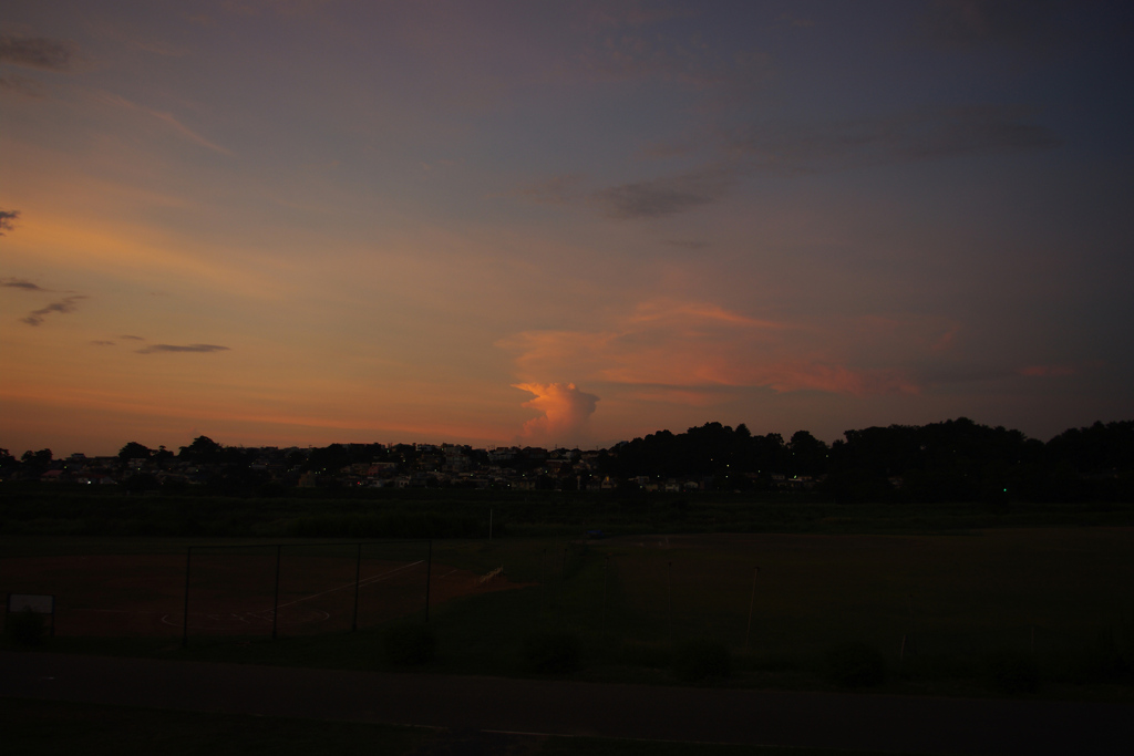 琥珀色の入道雲