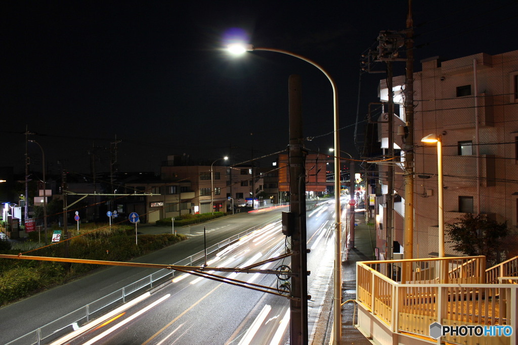 夜の10時過ぎの国道246号線