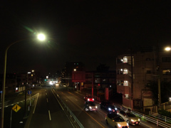 深夜の道路