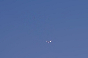 金星とお月様