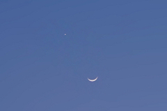 金星とお月様