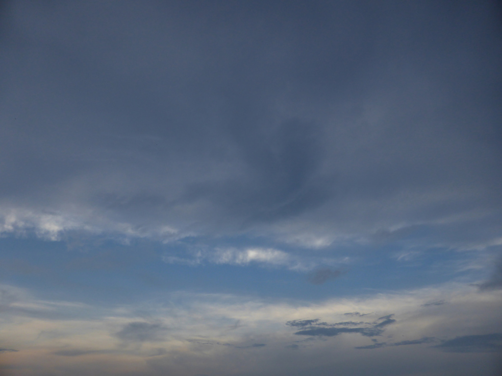 夕方の雲
