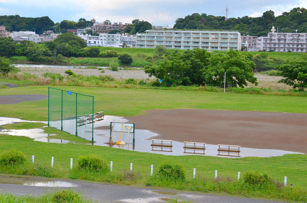 雨上がりの水たまり