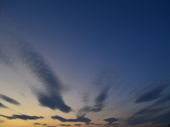 広がる雲