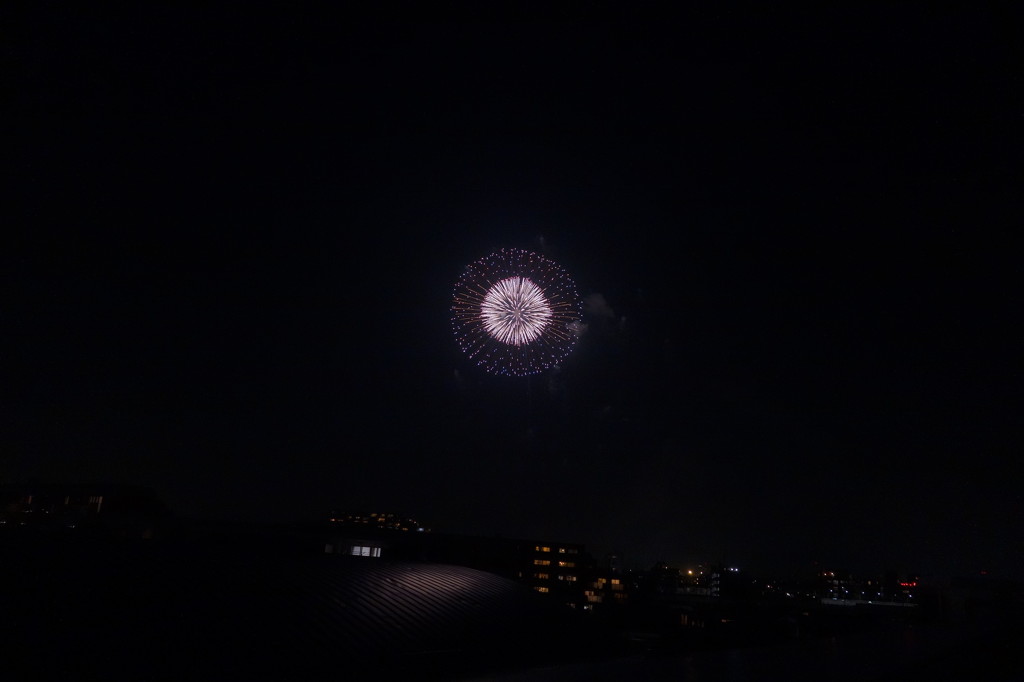 多摩川花火大会　世田谷側