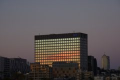 夕焼けに染まるrise