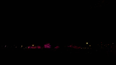 ピンク色の輝く夜桜
