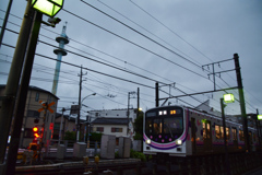 東急多摩川線の可愛い電車