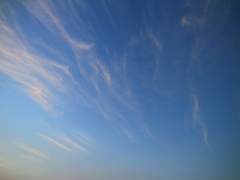 すじ雲「巻雲」