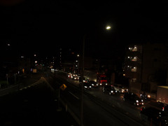 夜の渋滞 