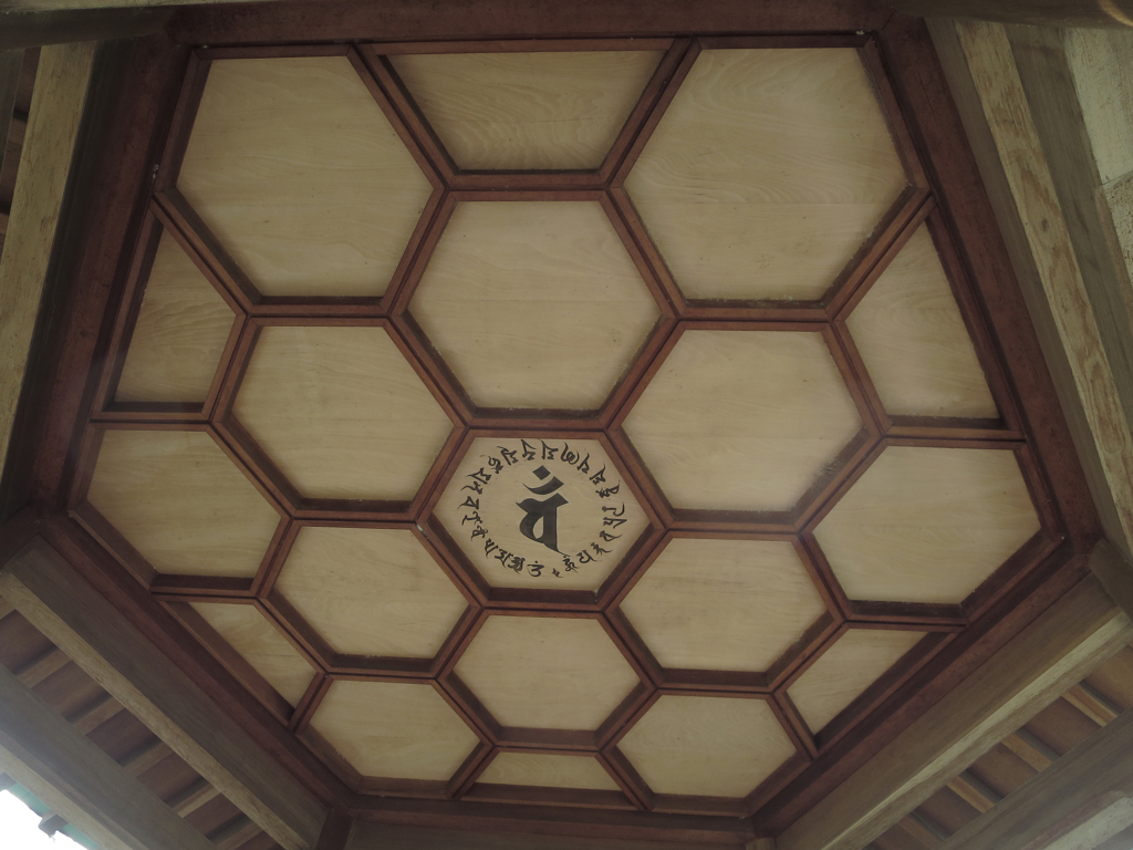 蜂の巣ようなアートだ