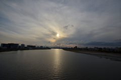 広い多摩川