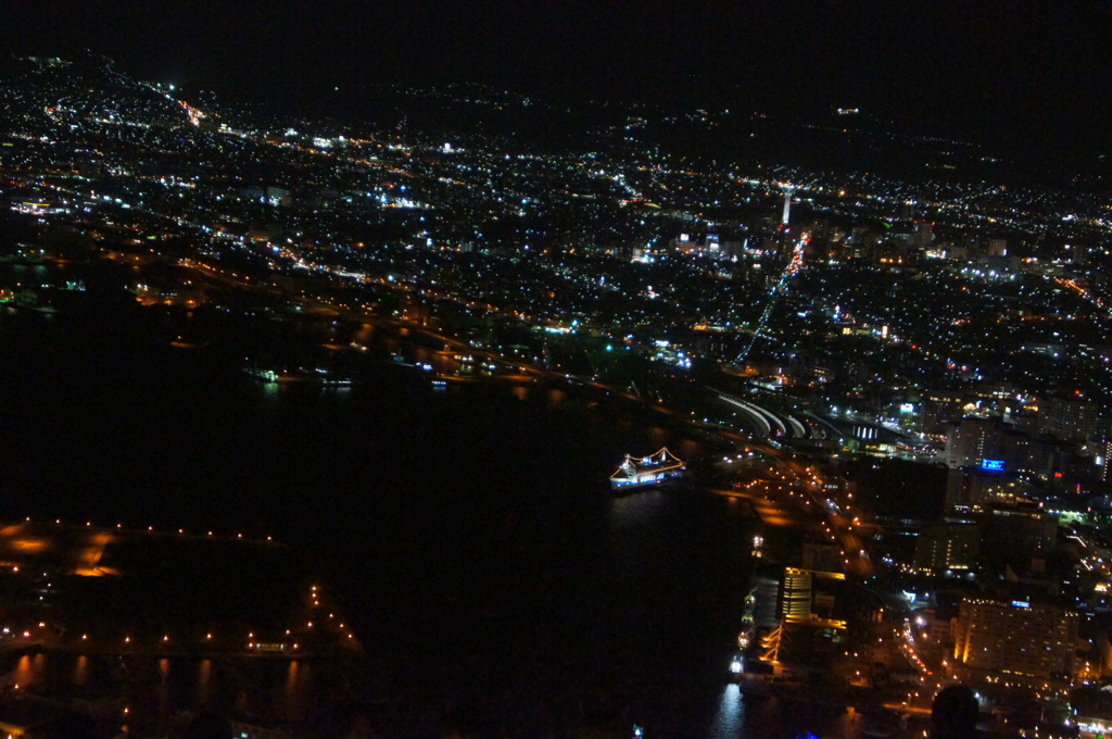 函館夜景の遊覧船 