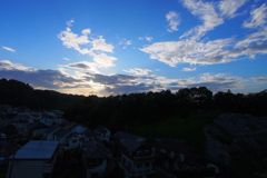 夏の夕焼け