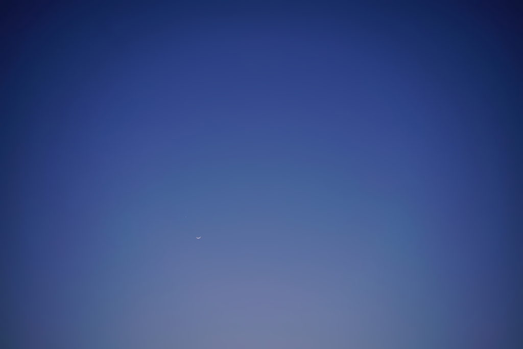 金星とお月様