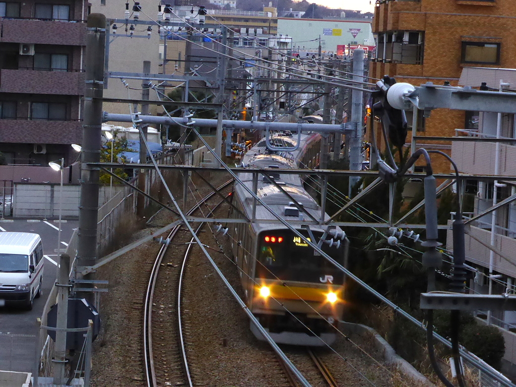 南武線JR205系 川崎方面へ