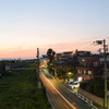 夏の夕方