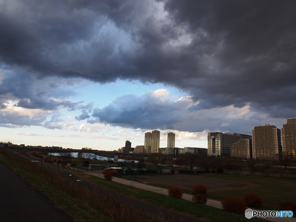 ちょっと怖い雲