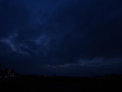 紺色の空