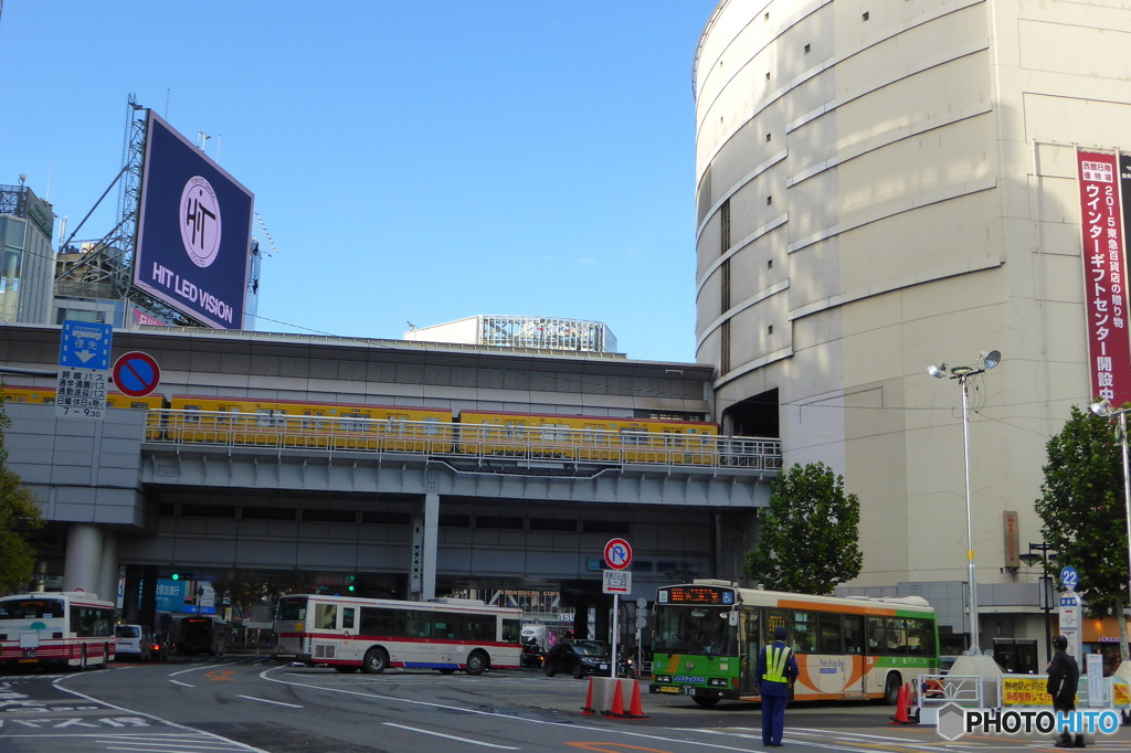 渋谷を渡る銀座線