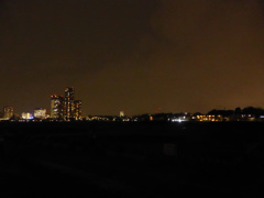 二子玉川の寒い夜景